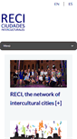 Mobile Screenshot of ciudadesinterculturales.com